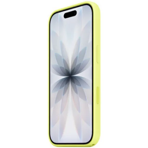 Apple Silicone Case with MagSafe Back Cover Σιλικόνης Neon Yellow (iPhone 17)