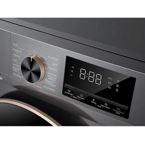 TCL Πλυντήριο Ρούχων 10kg 1200 Στροφών Γκρι FP1012SA0GR