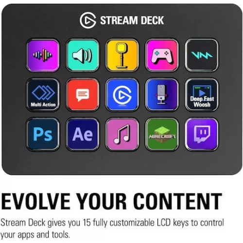 Elgato Stream Deck MK.2 15 Buttons για PC