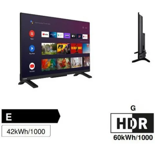 Toshiba Smart Τηλεόραση 43" Full HD LED LA23 HDR (2024) 43LA2363DG