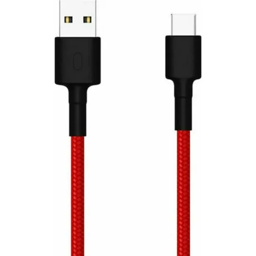 Xiaomi Braided Usb Typec Cable Braided USB 2.0 Cable USB-C male - USB-A 18W Κόκκινο 1m SJV4110GL SJX10ZM