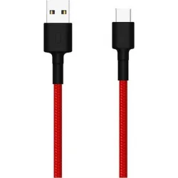 Xiaomi Braided Usb Typec Cable Braided USB 2.0 Cable USB-C male - USB-A 18W Κόκκινο 1m SJV4110GL SJX10ZM