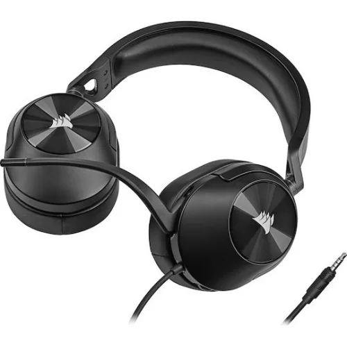 Corsair HS55 Stereo Over Ear Gaming Headset με σύνδεση 3.5mm Carbon
