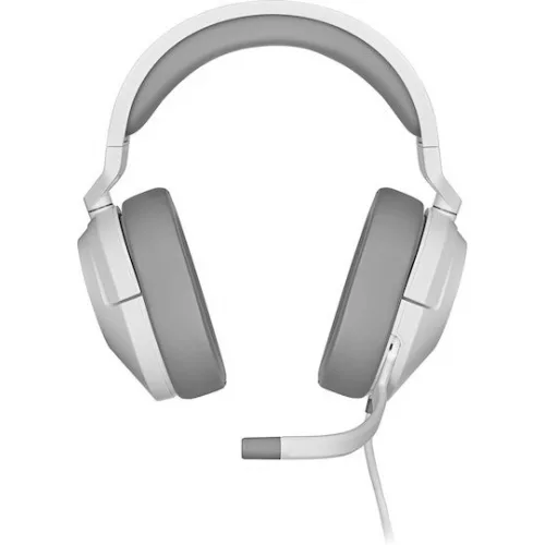Corsair HS55 Stereo Over Ear Gaming Headset με σύνδεση 3.5mm Λευκό