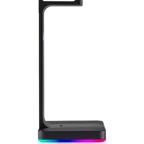 Corsair ST100 RGB Επιτραπέζια Βάση Ακουστικών με Φωτισμό LED Κάρτα ήχου και Θύρα USB Μαύρη