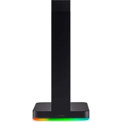 Corsair ST100 RGB Επιτραπέζια Βάση Ακουστικών με Φωτισμό LED Κάρτα ήχου και Θύρα USB Μαύρη