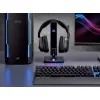 Corsair ST100 RGB Επιτραπέζια Βάση Ακουστικών με Φωτισμό LED Κάρτα ήχου και Θύρα USB Μαύρη