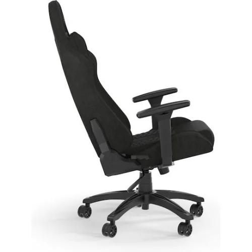Corsair TC100 Relaxed Υφασμάτινη Καρέκλα Gaming με Ρυθμιζόμενα Μπράτσα Μαύρη