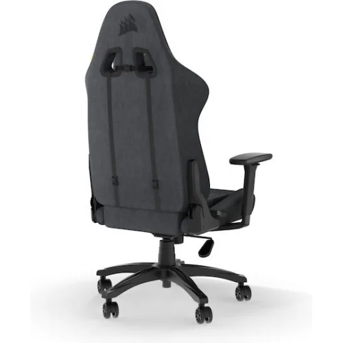 Corsair TC100 Relaxed Υφασμάτινη Καρέκλα Gaming με Ρυθμιζόμενα Μπράτσα Black/Grey