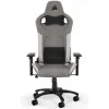 Corsair T3 Rush Fabric (2023) Υφασμάτινη Καρέκλα Gaming με Ρυθμιζόμενα Μπράτσα Γκρι/Λευκό