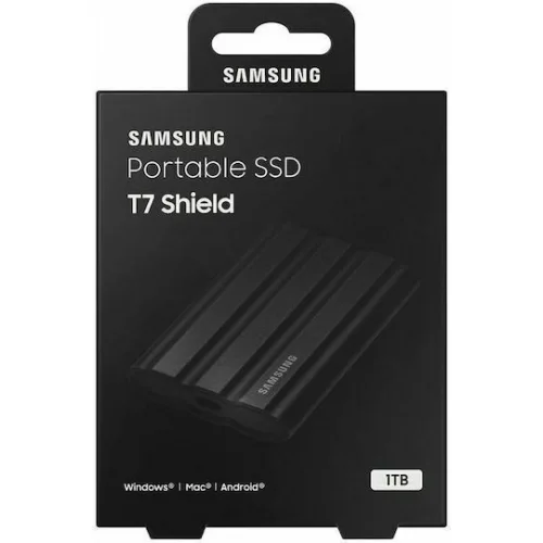 Samsung T7 Shield USB-C Εξωτερικός SSD 1TB 2.5" Μαύρο