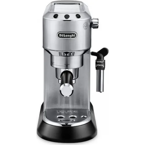 De'Longhi Dedica Pump Μηχανή Espresso 1300W Πίεσης 15bar Ασημί