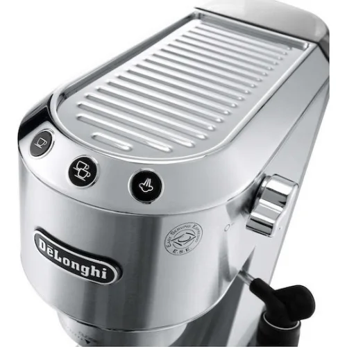 De'Longhi Dedica Pump Μηχανή Espresso 1300W Πίεσης 15bar Ασημί