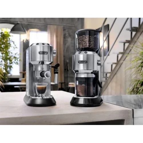 De'Longhi Dedica Pump Μηχανή Espresso 1300W Πίεσης 15bar Ασημί