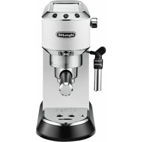 De'Longhi Dedica Pump Μηχανή Espresso 1300W Πίεσης 15bar Λευκή