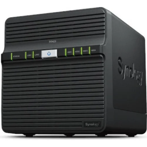 Synology DiskStation DS423 NAS Tower με 4 θέσεις για HDD/SSD και 2 θύρες Ethernet