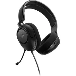 Corsair HS35 v2 Over Ear Gaming Headset με σύνδεση 3.5mm Carbon for PC / PS4 / XBOX