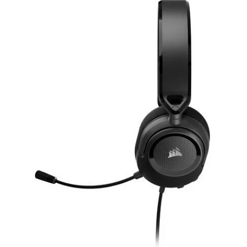 Corsair HS35 v2 Over Ear Gaming Headset με σύνδεση 3.5mm Carbon for PC / PS4 / XBOX