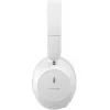 Baseus Bass 30 Max Ασύρματα / Ενσύρματα On Ear Ακουστικά με 50 ώρες Λειτουργίας και Quick Charge Λευκά