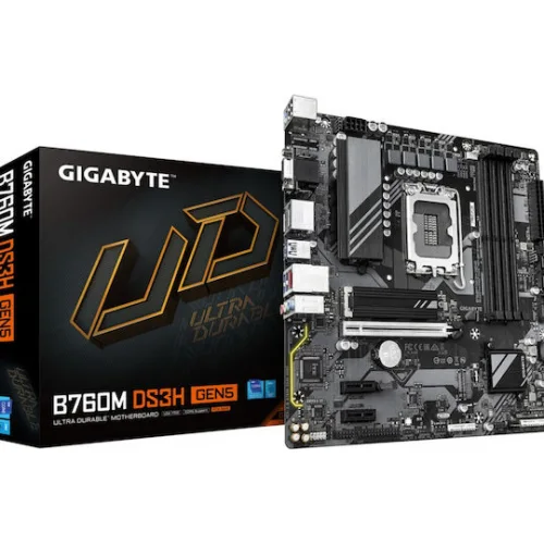 Gigabyte B760M DS3H GEN5 Motherboard Micro ATX με Intel 1700 Socket