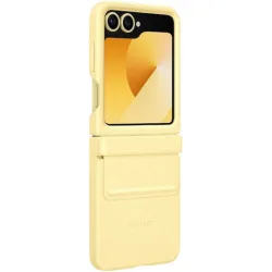 Samsung Back Cover Δερμάτινο / Δερματίνης Κίτρινο (Samsung Galaxy Flip6)