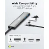 Goobay USB 3.2 Hub 4 Θυρών με σύνδεση USB-C / USB-A Γκρι