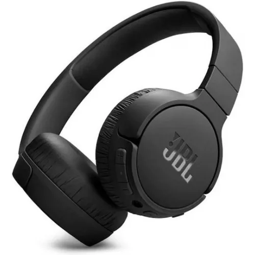JBL Tune 670NC Ασύρματα / Ενσύρματα On Ear Ακουστικά με 70 ώρες Λειτουργίας και Quick Charge Μαύρα