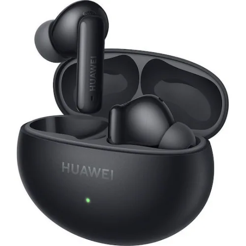Huawei FreeBuds 6i Bluetooth Handsfree Ακουστικά με Αντοχή στον Ιδρώτα και Θήκη Φόρτισης Μαύρα