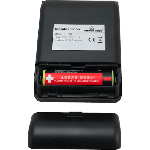Powertech Θερμικός Εκτυπωτής Αποδείξεων Φορητός USB / Bluetooth