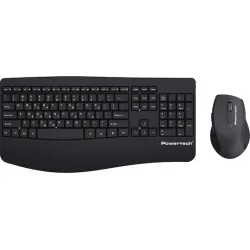 Powertech PT-1490 Ασύρματο Bluetooth Σετ Πληκτρολόγιο & Ποντίκι για Tablet Ελληνικό