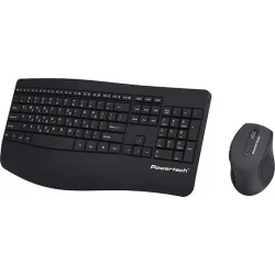 Powertech PT-1490 Ασύρματο Bluetooth Σετ Πληκτρολόγιο & Ποντίκι για Tablet Ελληνικό
