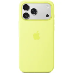 Apple Silicone Case with MagSafe Back Cover Σιλικόνης Neon Yellow (iPhone 17 Pro Max)