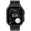 Apple Watch Ultra 3 Titanium 49mm Αδιάβροχο με eSIM και Παλμογράφο (Black Titanium Case with Black Titanium Milanese Loop - Small)