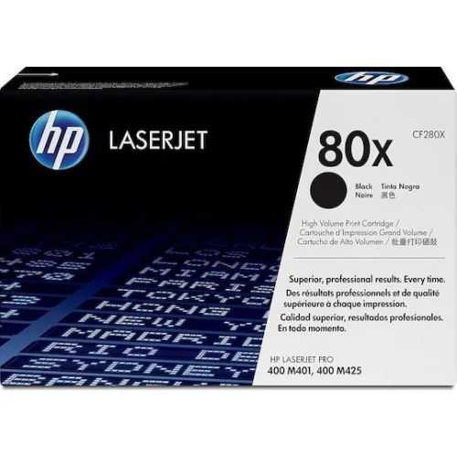 HP 80X Γνήσιο Toner Laser Εκτυπωτή Μαύρο High Yield 6900 Σελίδων (CF280X)
