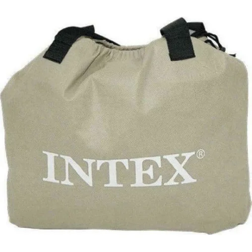 Intex Φουσκωτό Στρώμα Ύπνου Μονό με Ενσωματωμένη Ηλεκτρική Αντλία Deluxe Pillow Rest Raised 191x99x42εκ.