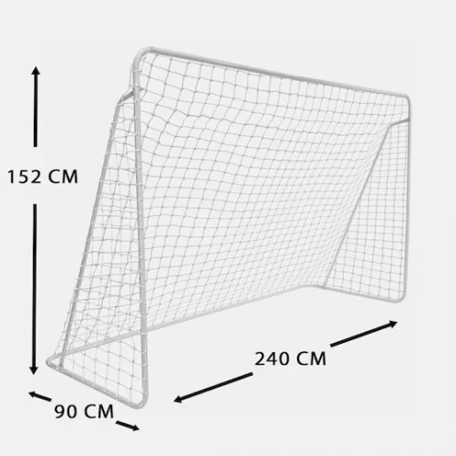 AMILA Τέρματα Ποδοσφαίρου 240x152x90cm Σετ 8τμχ
