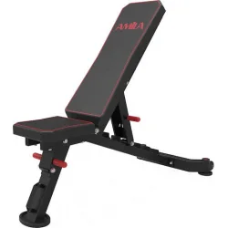 AMILA Gym Bench AWB800 Ρυθμιζόμενος Πάγκος Γυμναστικής Κοιλιακών