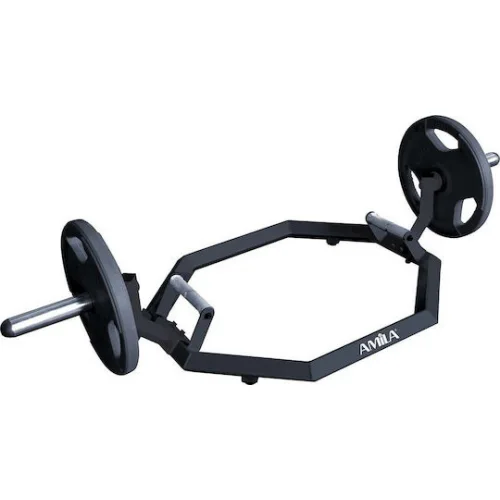 AMILA Super Hex Μπάρα Trap Ολυμπιακού Τύπου Φ50 23kg Μήκους 170cm με Κολάρα