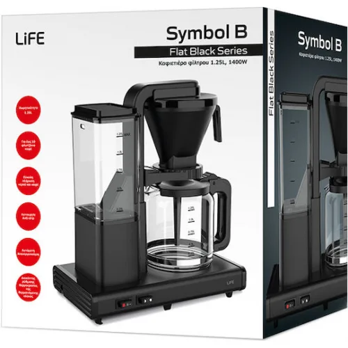 Life Symbol Καφετιέρα Φίλτρου 1400W