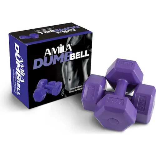AMILA Σετ Βαράκια Εξάγωνα 2 x 4kg