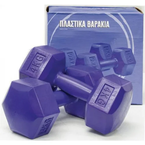 AMILA Σετ Βαράκια Εξάγωνα 2 x 4kg