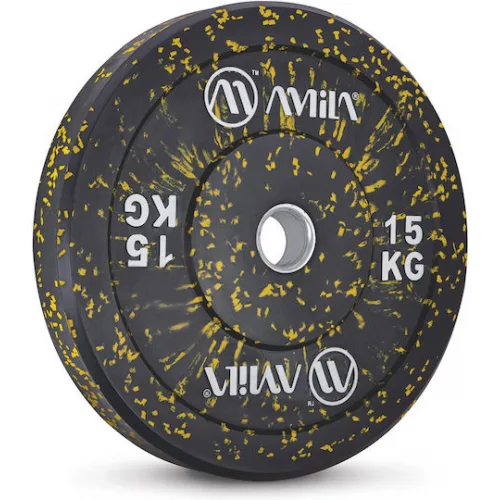 AMILA Splash Δίσκος Ολυμπιακού Τύπου Λαστιχένιος 1 x 15kg Φ50mm