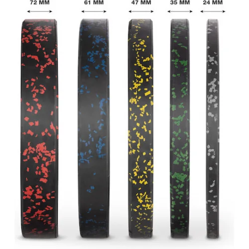 AMILA Splash Δίσκος Ολυμπιακού Τύπου Λαστιχένιος 1 x 15kg Φ50mm