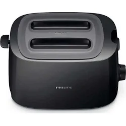 Philips Daily Collection Φρυγανιέρα 2 Θέσεων 900W Μαύρη