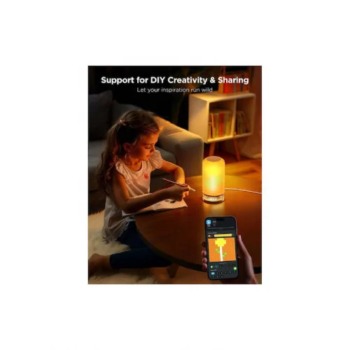 Govee Smart Διακοσμητικό Φωτιστικό LED RGBIC 8.6x8.6x7.8εκ.