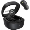 Baseus Bowie WM02 In-ear Bluetooth Handsfree Ακουστικά με Θήκη Φόρτισης Μαύρα