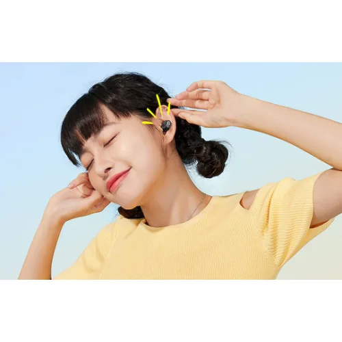 Baseus Bowie WM02 In-ear Bluetooth Handsfree Ακουστικά με Θήκη Φόρτισης Μαύρα