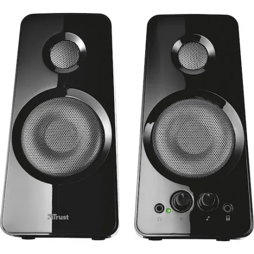 Trust Tytan 2.0 Ηχεία Υπολογιστή 2.0 με Ισχύ 18W σε Μαύρο Χρώμα