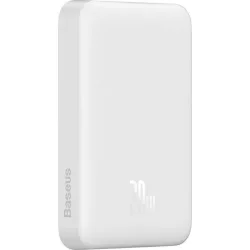 Baseus Magnetic Mini Overseas Edition MagSafe Power Bank 10000mAh 20W με Θύρα USB-C Power Delivery Λευκό