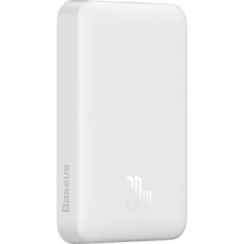 Baseus Magnetic Mini Overseas Edition MagSafe Power Bank 10000mAh 20W με Θύρα USB-C Power Delivery Λευκό